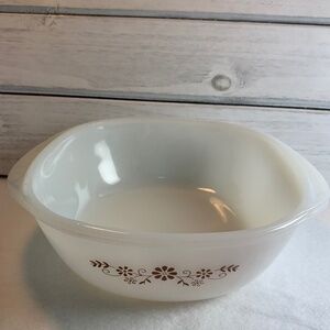 Py-O-Rey Brown Daisy Ware Vintage Casserole Dish – 7 inch -Read description